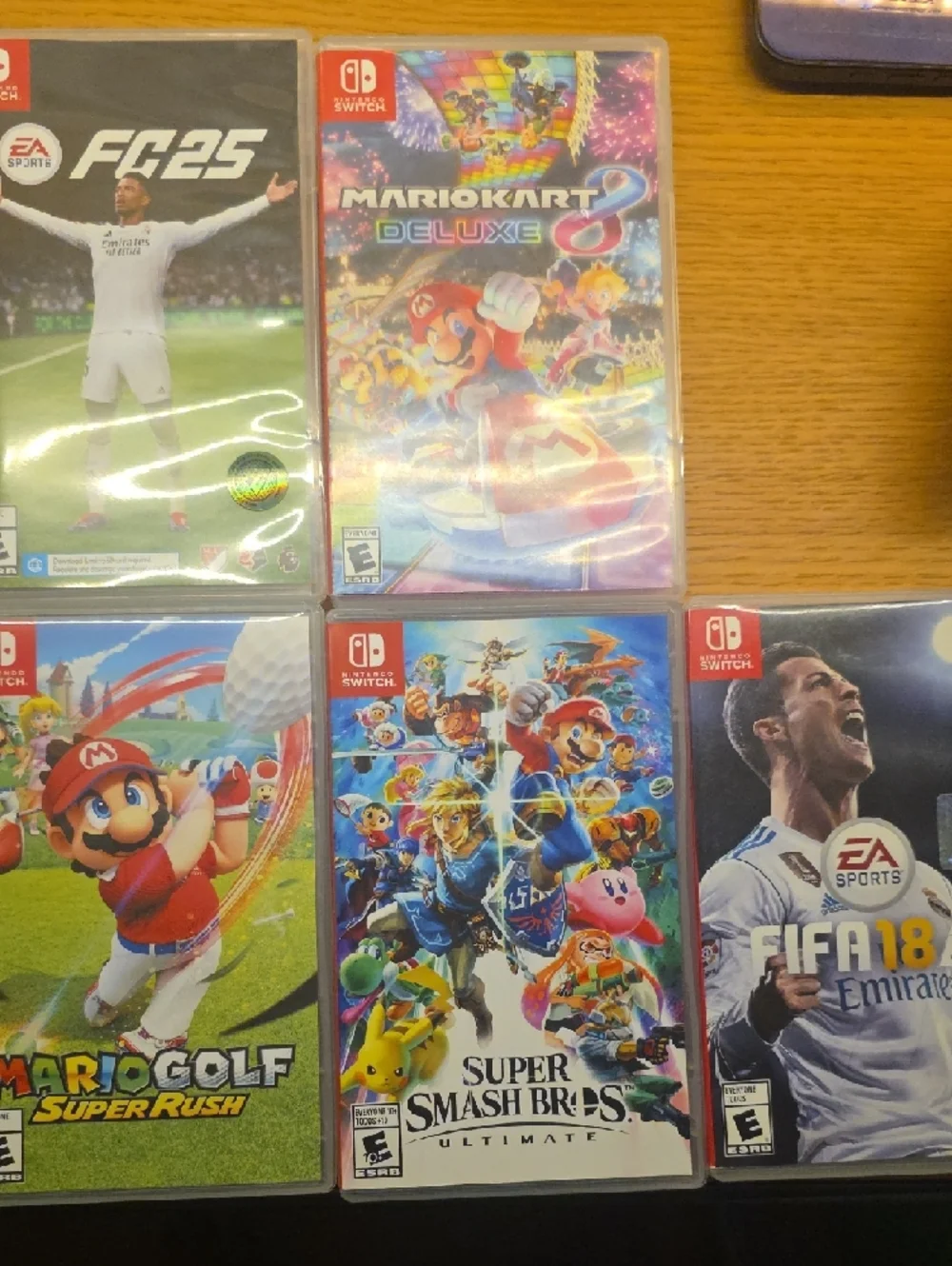 Nintendo Switch with Red and Blue Joy-Con Controllers